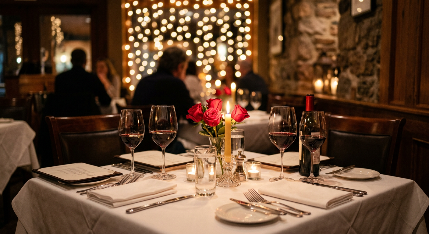 Valentinstag im Schwarzwald: Romantisches Dinner in Bad Wildbad