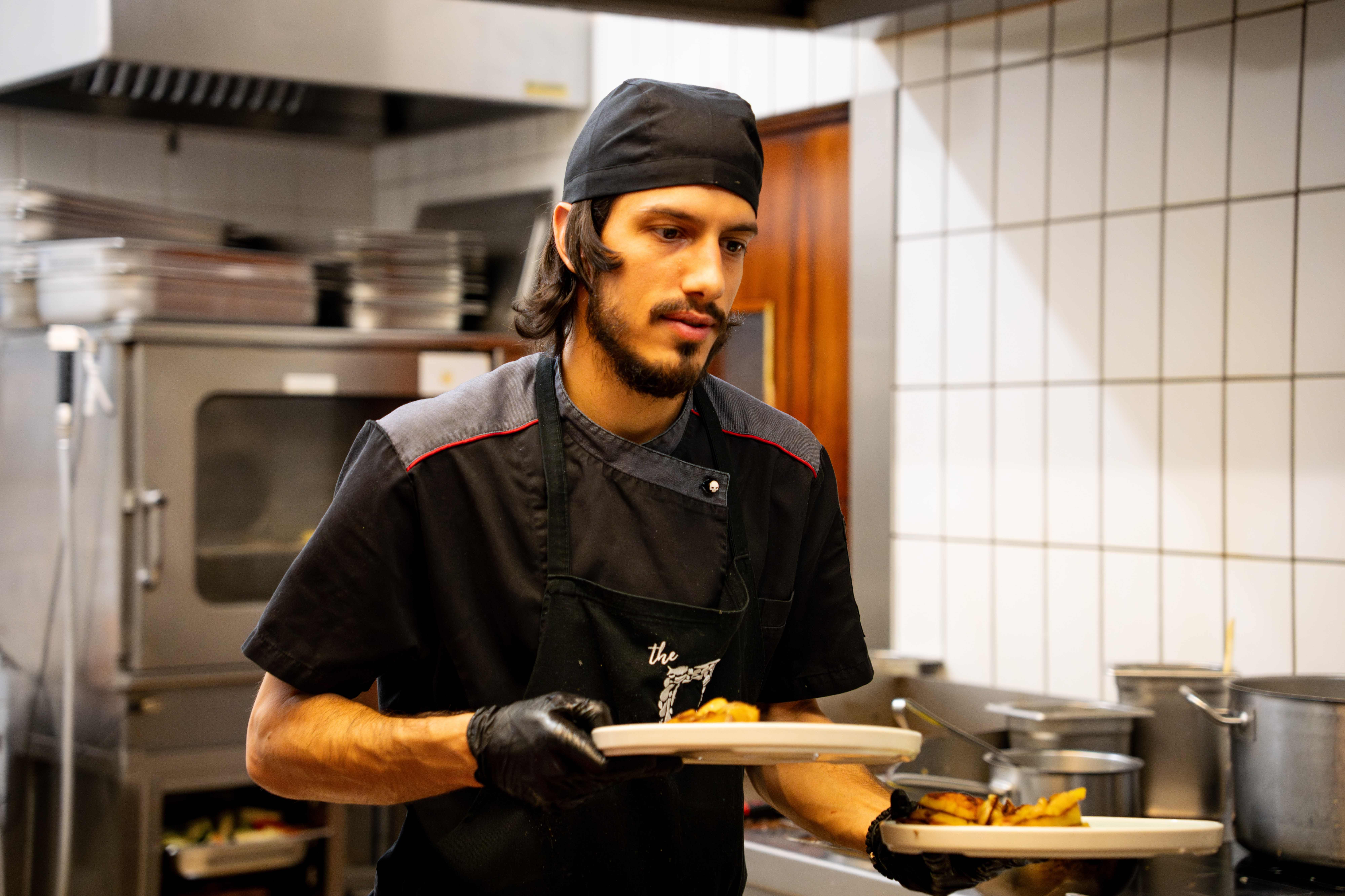 Melange Chef in Kitchen